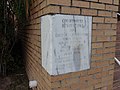 Taylor County Courthouse, renovation corner stone