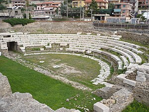 Albintimilium, o tiâtro romàn