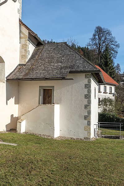 File:Techelsberg Sankt Martin Pfarrkirche hl. Martin Sakristei WSW-Ansicht 08122019 7658.jpg