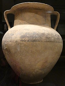 Cinerary urn from Rashidieh with Phoenician inscription
BT LB' (House of LB') TellRashidieh CineraryUrn PhoenicianInscription 775-700BCE NationalMuseumOfBeirut RomanDeckert06102019.jpg