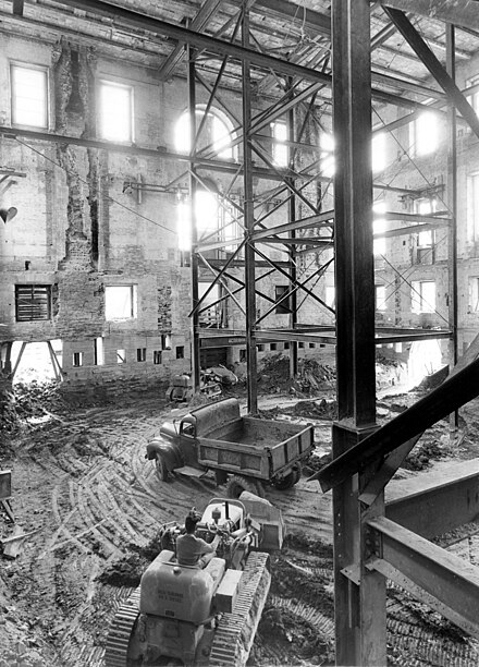 Truman's renovation of the White House, 17 May 1950