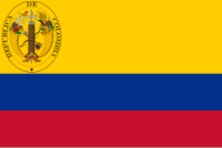  Primera bandera de la Gran Colombia, entre 1819 y 1820.[88]​