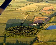 Thornborough a Yorkshire del Nord, Regne Unit. Henge neolític.