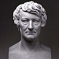 Bertel Thorvaldsen, marble bust made in 1832 by his pupil Ernst Mayer (1796—1844)