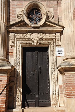 Door of hôtel d'Assézat.