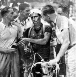 Tour de France 1935. 11e étape. Miroir des sports. Nice-Cannes. Victoire R.Maes.png