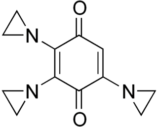 <span class="mw-page-title-main">Triaziquone</span> Chemical compound