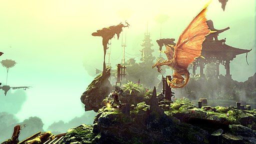 Trine 2 - Cloudy Isles Wyvern