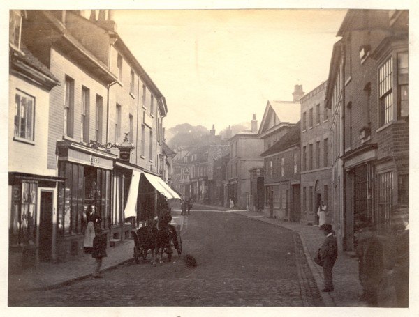 Tring High Street in the 19th century