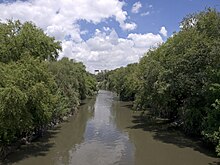 Tula River in Tula de Allende.