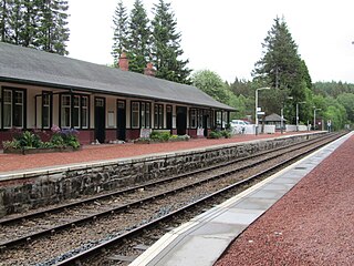 Tulloch railway station Railway station in the Highlands of Scotland