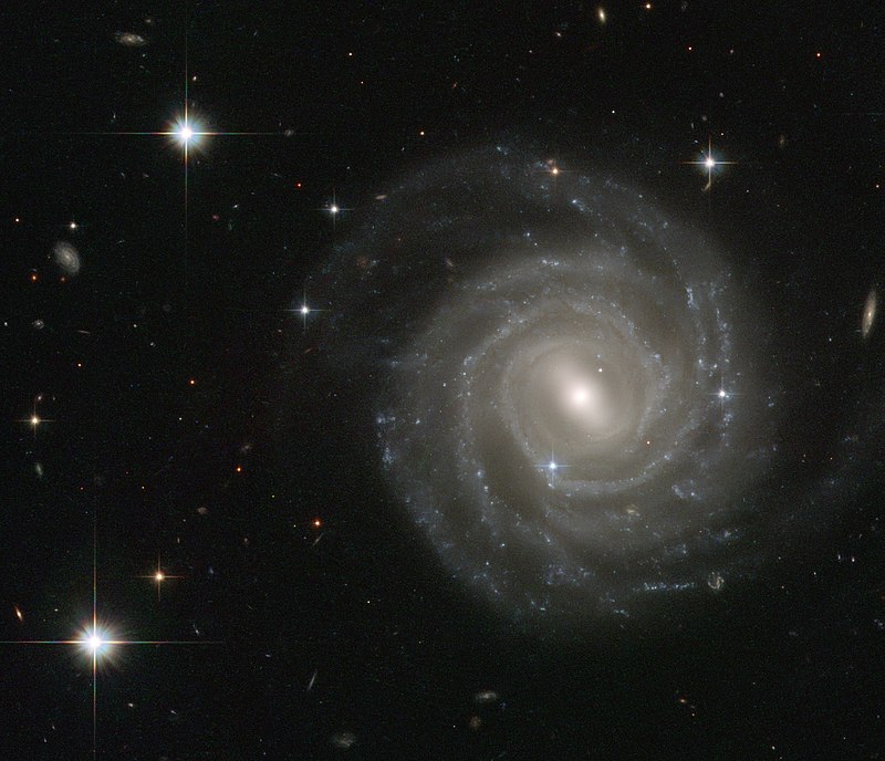 A photograph of galaxy UGC 12158, which is thought to resemble the Milky Way in appearance.