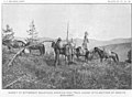 USGS Idaho Montana 1900 Bitterroot Summit Pack Animals with Granite Monument 92.jpg