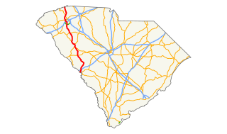 U.S. Route 25 in South Carolina highway in South Carolina