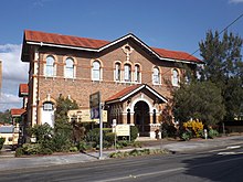 Vereinigung der zentralen Gedenkhalle der Kirche, Ipswich, Queensland.jpg
