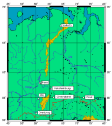 Ural Mountains Map.gif