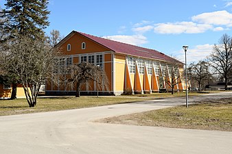 Exercishuset vid Västmanlands trängkår.