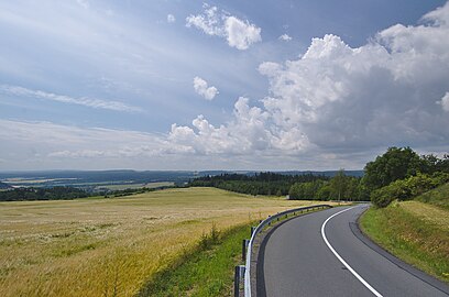 Vue sur Konicko et Drahanská vrchovina.