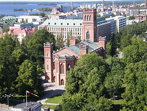 Vaasa Church from water tower.jpg