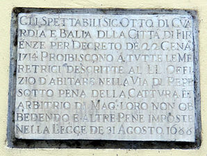 Via del FICO, ss plaque. eight.JPG
