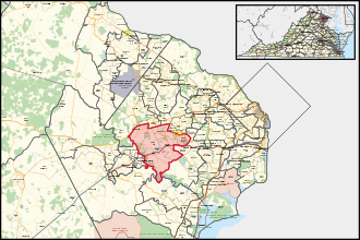 District map Virginia's 10th House of Delegates district (since 2024).svg