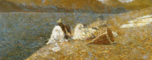 Vittore Grubicy De Dragon, Blanchisseuses à Lierna, 1887.png