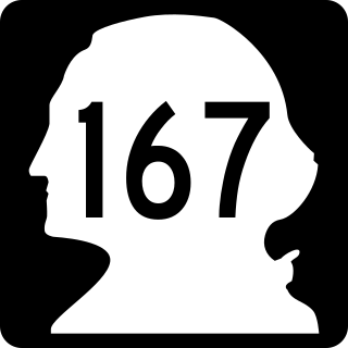 <span class="mw-page-title-main">Washington State Route 167</span> Highway in Washington