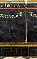 Wall painting - figured frieze and garland and white miniaturistic landscapes on black background - Rome (Villa della Farnesina - triclinium C) - Roma MNR PMaT 1078-1089 - 19