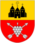 Coat of arms of the municipality of Münster-Sarmsheim