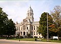 Old Kosciusko County courthouse in Warsaw, Indiana.