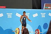 Deutsch: Gewichtheben bei den Olympischen Jugendspielen 2018; Tag 2, 10. Oktober 2018; Jungen 62 kg English: Weightlifting at the 2018 Summer Youth Olympics at 8 October 2018 – Boys' 62 kg