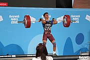 Deutsch: Gewichtheben bei den Olympischen Jugendspielen 2018; Tag 2, 10. Oktober 2018; Jungen 62 kg English: Weightlifting at the 2018 Summer Youth Olympics at 8 October 2018 – Boys' 62 kg