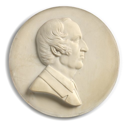 Wendell Phillips by Edmonia Lewis, 1871, marble relief, from the National Portrait Gallery - NPG-NPG 2012 89Phillipsprecon int