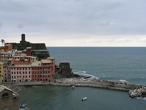 Vernazza on a bad weather day