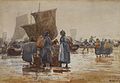 Winslow Homer - Fisherfolk on the Beach at Cullercoats.jpg