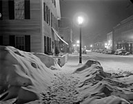 Noite de neve em 1940