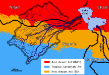 Das Klima im Yobe Einzugsgebiet nach Köppen-Geiger