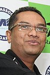 Zainudin Nordin, President of the Football Association of Singapore, marking StarHub's appointment as official broadcaster and principal sponsor of the LionsXII - 2012.jpg