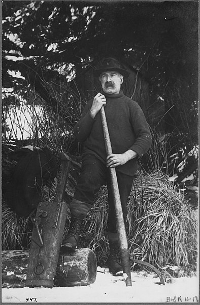 File:"Sam" a white man. A logger at Howkan, Alaska. Taken by B.A. Haldane, 1906 - NARA - 297530.jpg