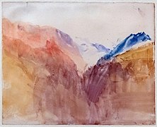Mountain Peaks - William Turner - Tate Britain