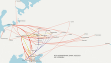 Mapa lotów Pobeda Airlines 2022.png