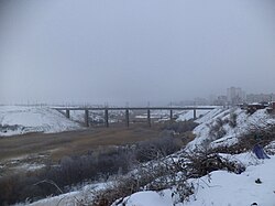 Vista de la llanura aluvial del río dentro de Spartanovka