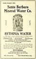 “Santa Barbara Mineral Water Co.” “Bythinia Water” 1915 ad - The bride's cook book .. (IA bridescookbook00brig) (page 134 crop).jpg