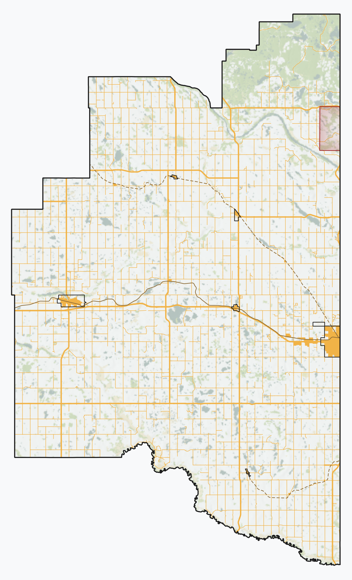 County Of Vermilion River Map County of Vermilion River   Wikipedia