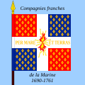 Drapeau des Compagnies franches de la marine