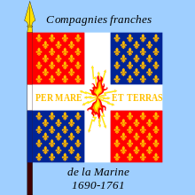 1690 Compagnies franches de la Marine.svg