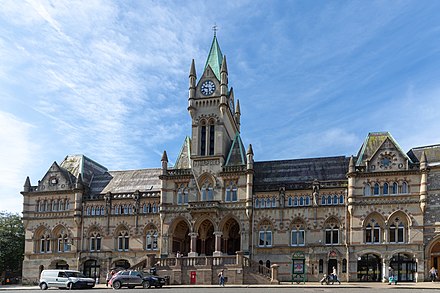 Winchester Guildhall, home of the City Council, seen in 2018