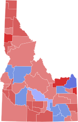 1928 Idaho gubernatorial election results map by county.svg