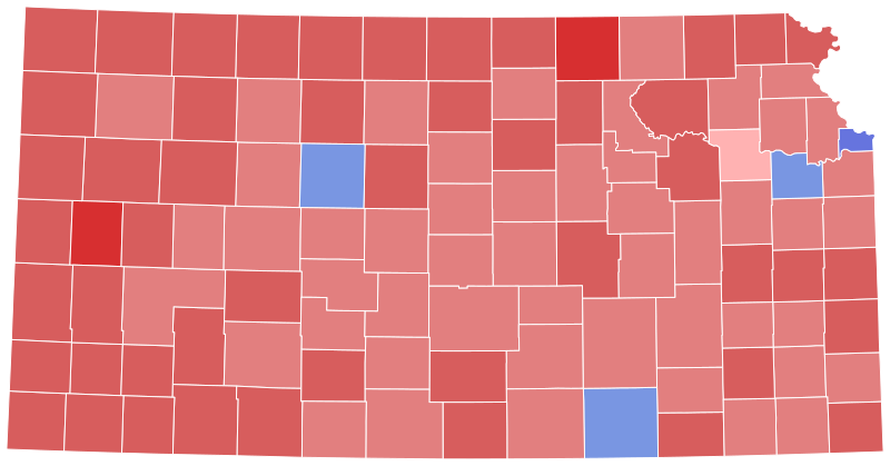 File:1996 United States Senate special election in Kansas results map by county.svg