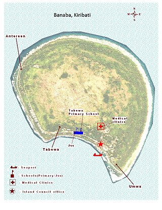 <span class="mw-page-title-main">Banaba</span> Island in the South Pacific Ocean